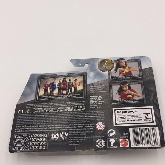 DC Justice League Wonder Woman Snap & Wear-It Hero Set Mattel New in Package - Picture 5 of 12
